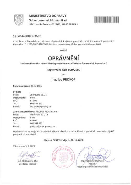 Oprávnění HPM 2025